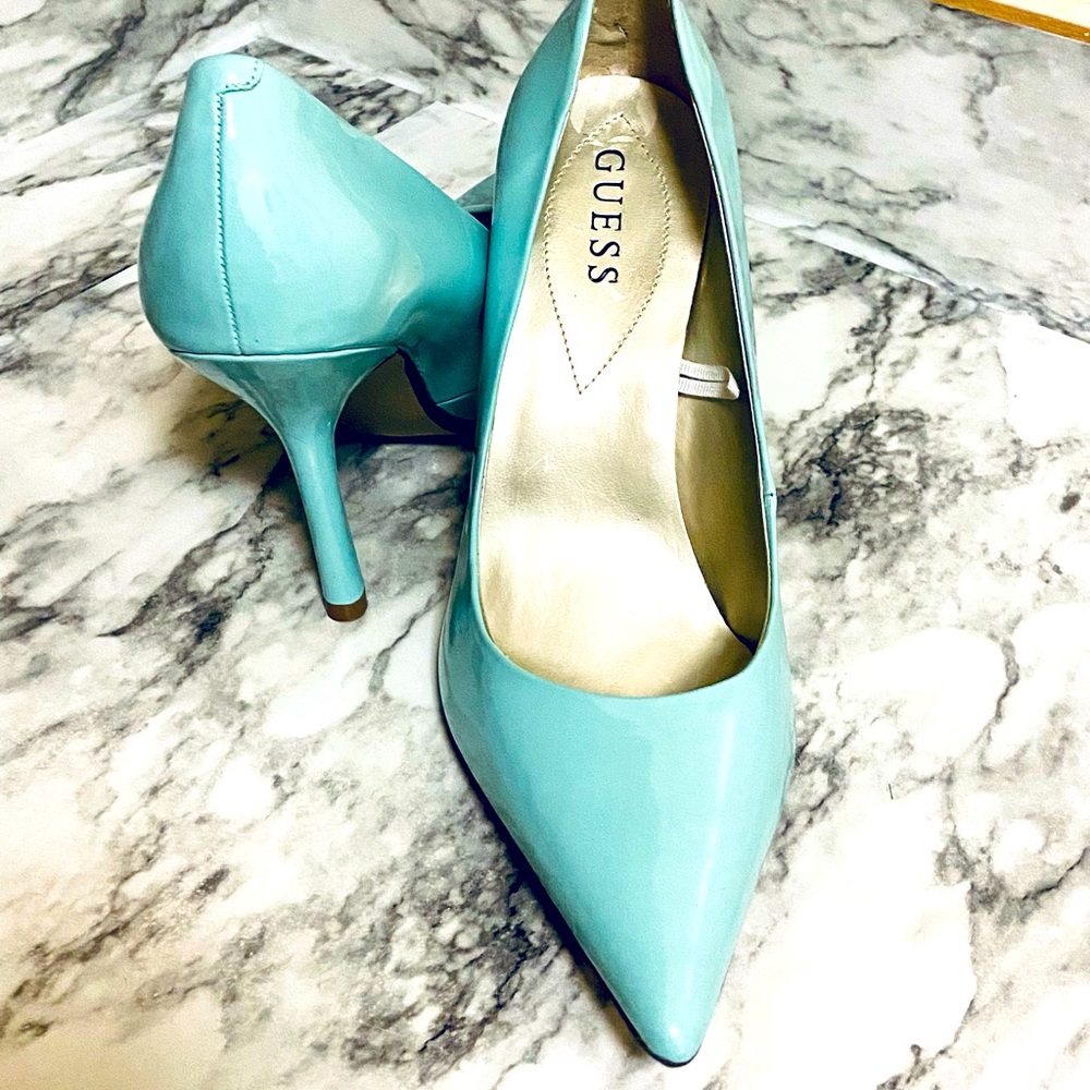 Worn Once Pointed Toe Heels By Guess - image 1